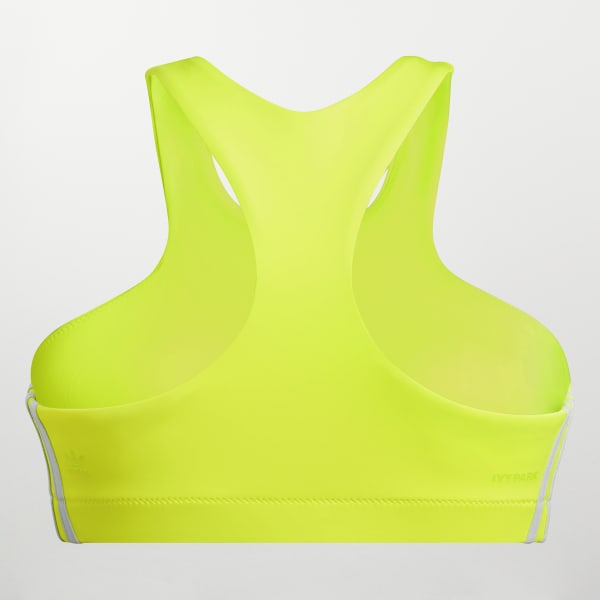Yellow Swim Crop Top (Plus Size) MME74
