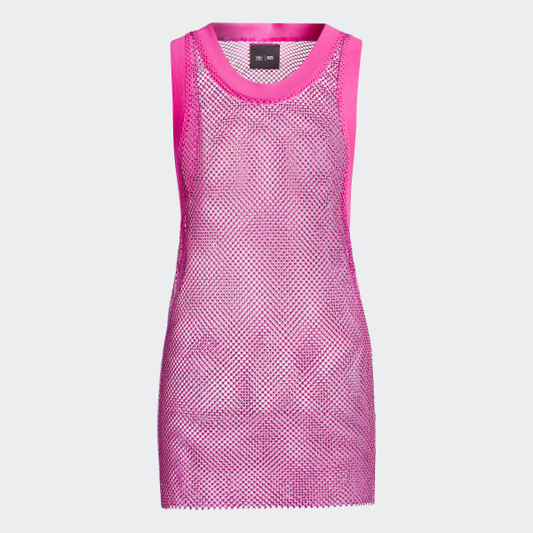 Pink adidas tank on sale