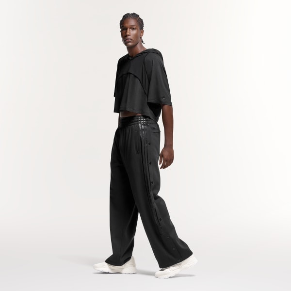 adidas Mesh Hooded Crop Top All Gender Black adidas Singapore