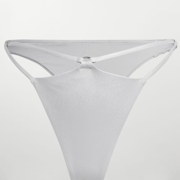 Silver V-Cut Swim Bottoms (Plus Size) ETZ22