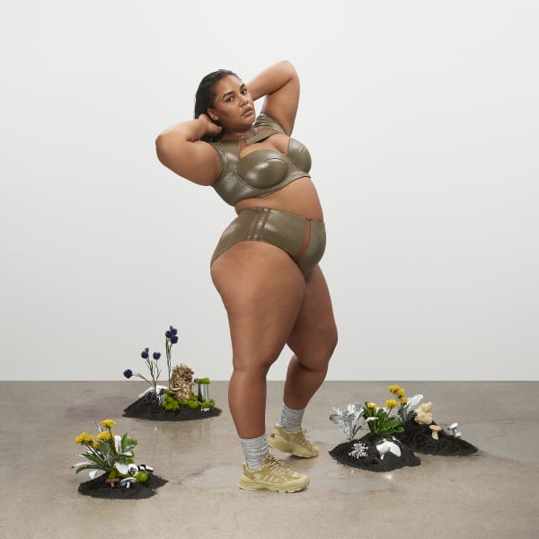 Green Swim Top (Plus Size) BWK62