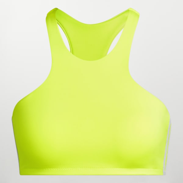 Yellow Swim Crop Top IE389