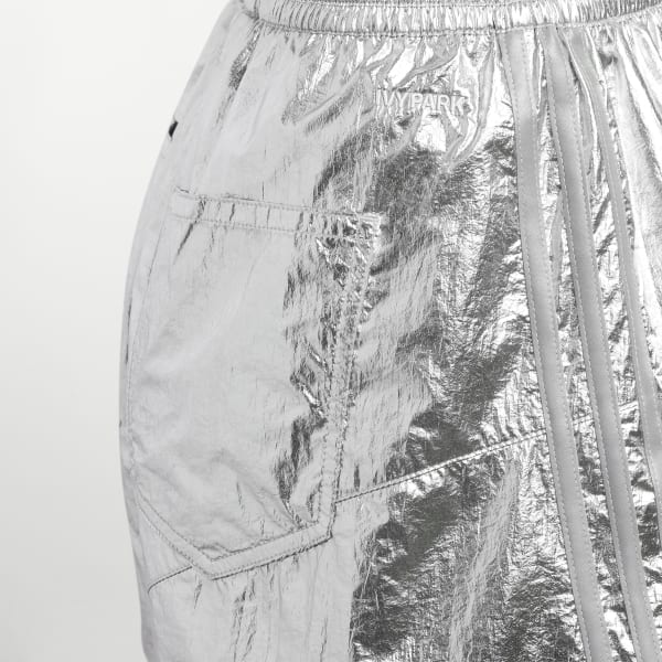 Silver Metallic Shorts EVM15