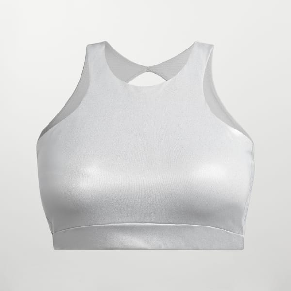 Grey Halter Bra (Plus Size) HF510