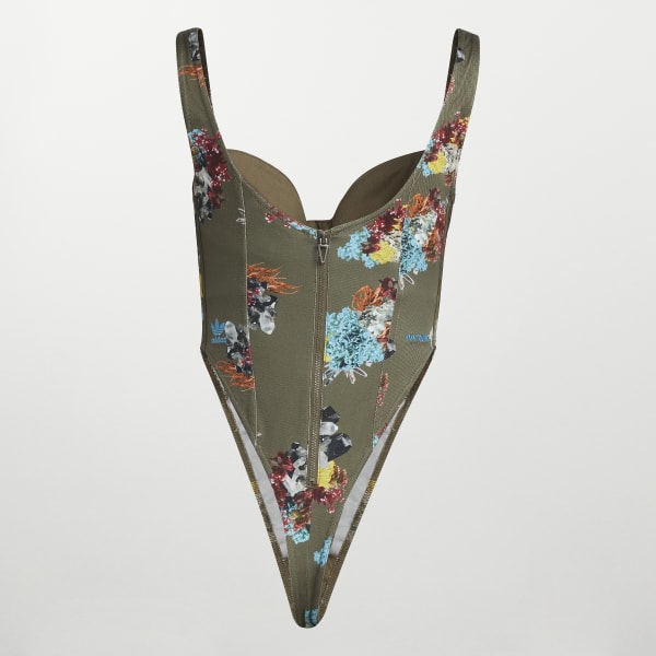 Beige Twill Bodysuit CQ622