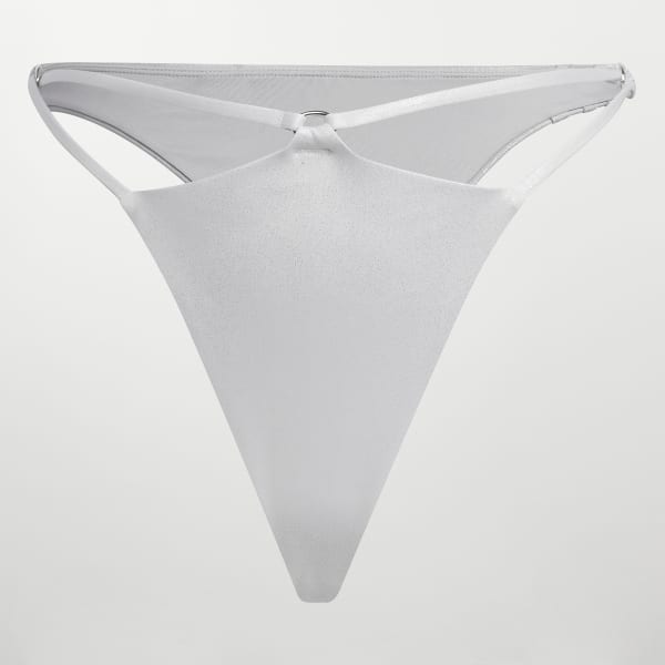 Silver V-Cut Swim Bottoms (Plus Size) ETZ22