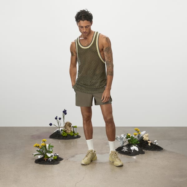 Green Mesh Tank Top (All Gender) EVM14