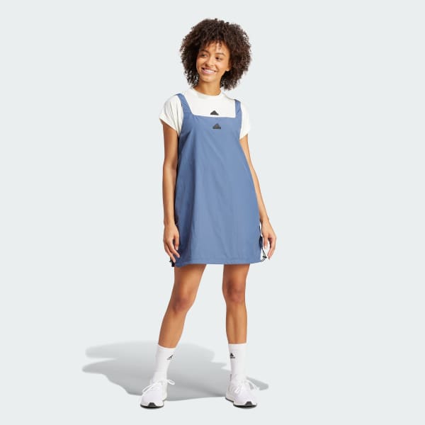 adidas City Escape Summer Dress Blue adidas Philippines