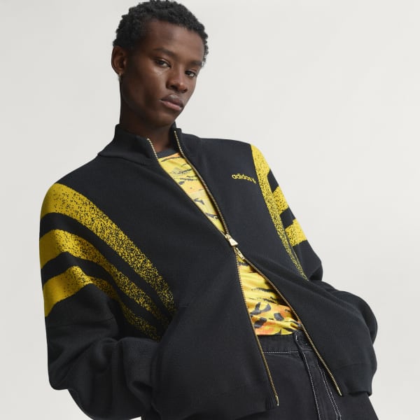 Black SANTIAGO LOOSE FULLY FASHION KNIT JACKET