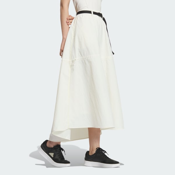 ベージュ Luxflow ルーズフィット ストレッチウーブンスカート