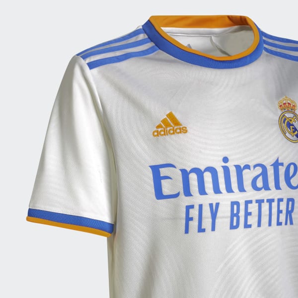 White Real Madrid 21/22 Home Jersey BO659