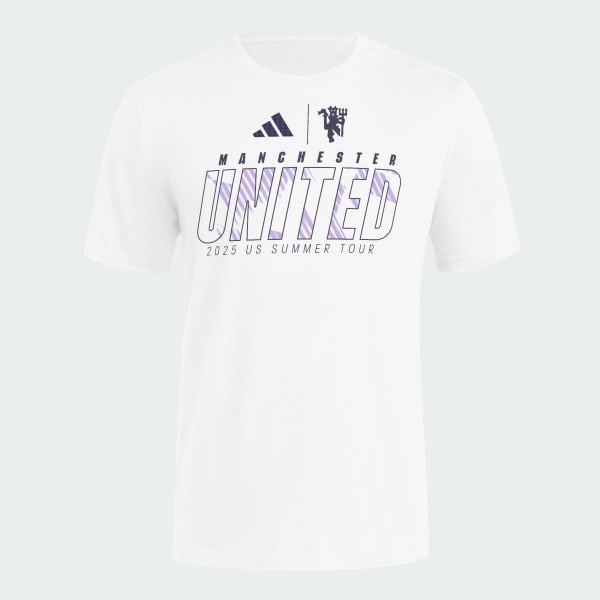 adidas Manchester United Graphic Tee - Red | Free Shipping with