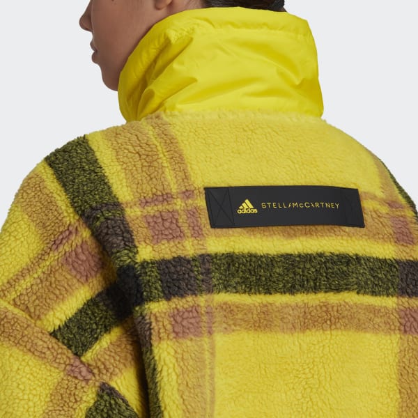 zltá Bunda adidas by Stella McCartney Fleece Jacquard Winter