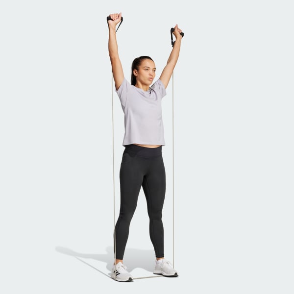 Gris T-shirt ras-du-cou AEROREADY Train Essentials Minimal Branding