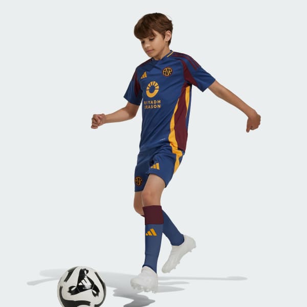 Μπλε AS Roma 24/25 Third Jersey Kids