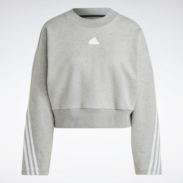 Grey adidas sweatshirt womens online