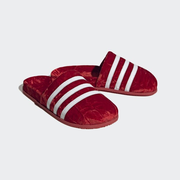 Red sandal hotsell slides