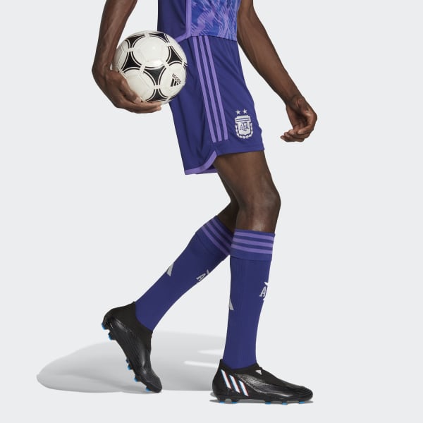 Azul Shorts Uniforme de Visitante Argentina 22
