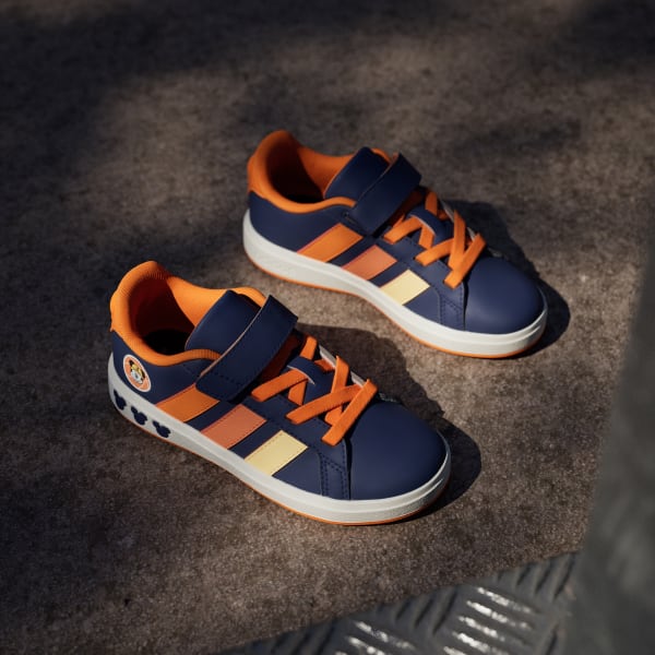 Azul tenis adidas Disney Mickey Mouse Grand Court para Niños
