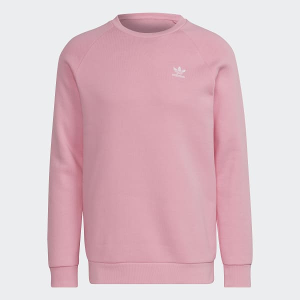 Pink Adicolor Essentials Trefoil Crewneck Sweatshirt JKZ50