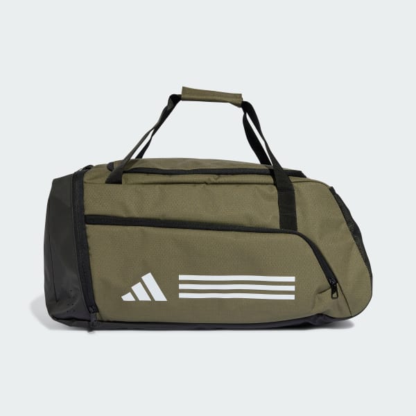 Vert Sac en toile Essentials 3-Stripes Format moyen
