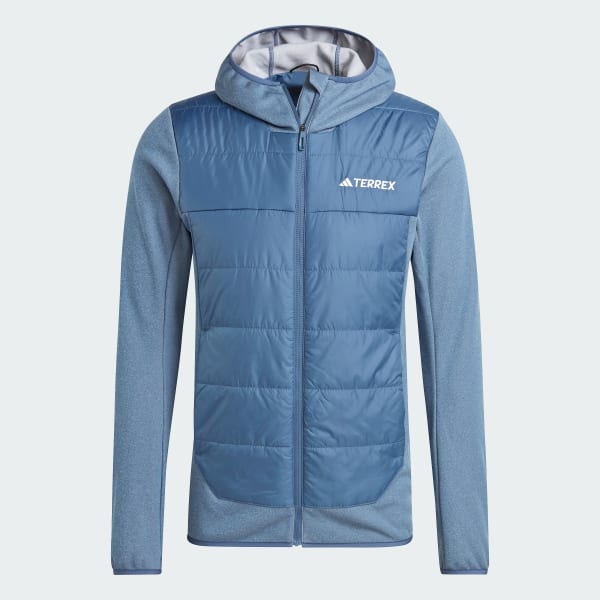 adidas Terrex Multi Hybrid Insulated Hooded Jacket Blue adidas