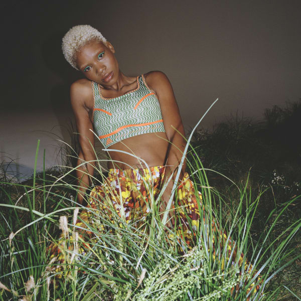 adidas by Stella McCartney TruePurpose Printed Crop Top Green adidas Philippines