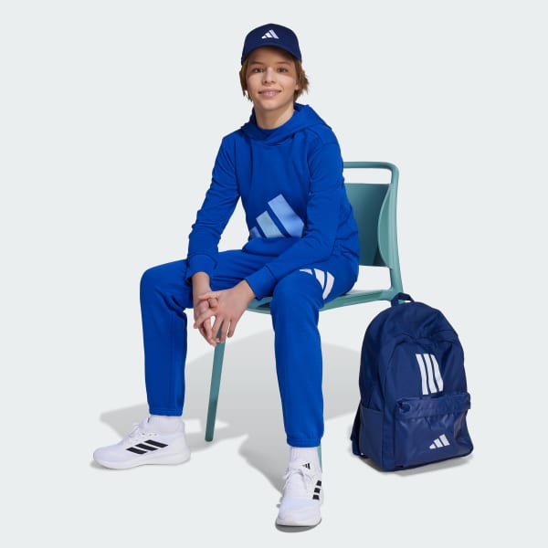 Azul Polerón con Capucha Essentials Niños