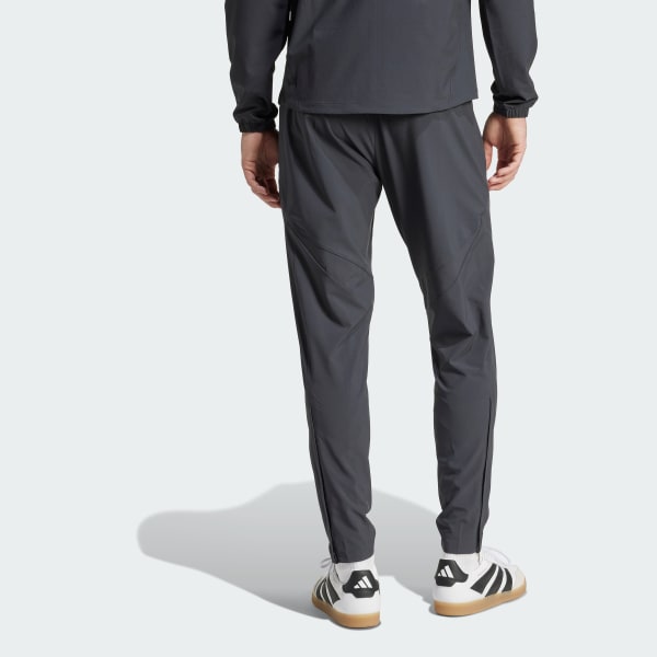 Grey FC Bayern Tiro 25 Competition Vis Tech Travel Pants