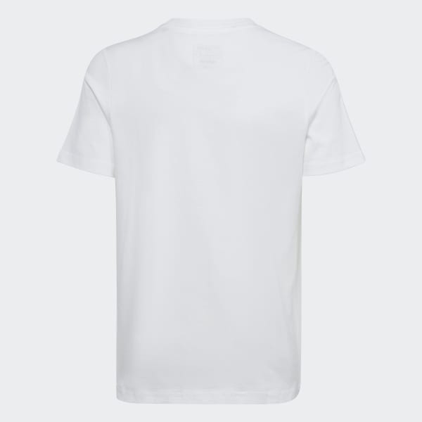 Hvit Essentials Big Logo Cotton T-skjorte