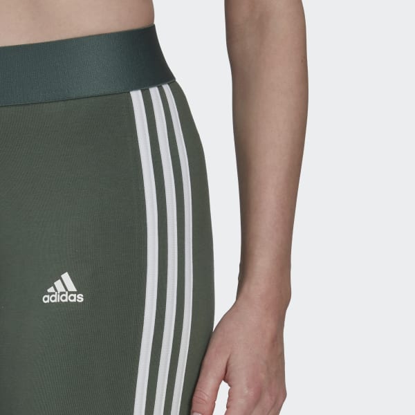 Green 3 Stripes Leggings 28881