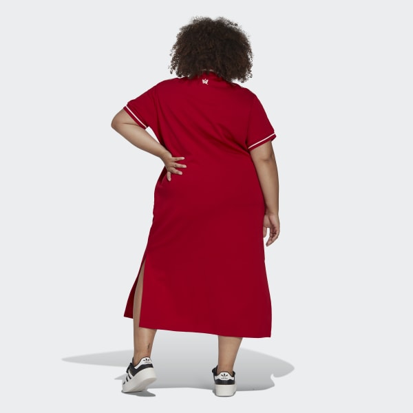 Κόκκινο Thebe Magugu Reg Dress (Plus Size)