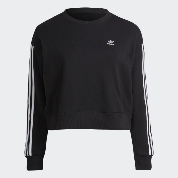Black Adicolor Classics Sweatshirt (Plus Size) CW172