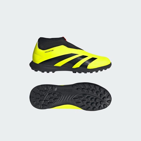 Amarillo Guayos Predator 24 League Sin Cordones Pasto Sintético