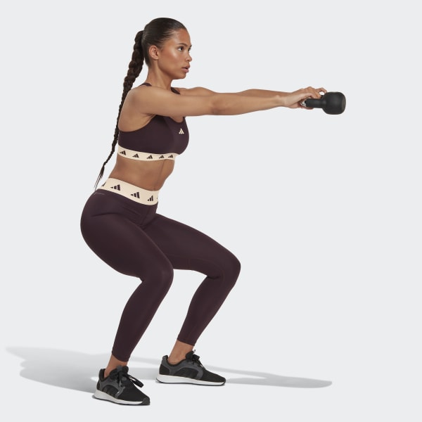 cervená Legíny Techfit 7/8 CK653