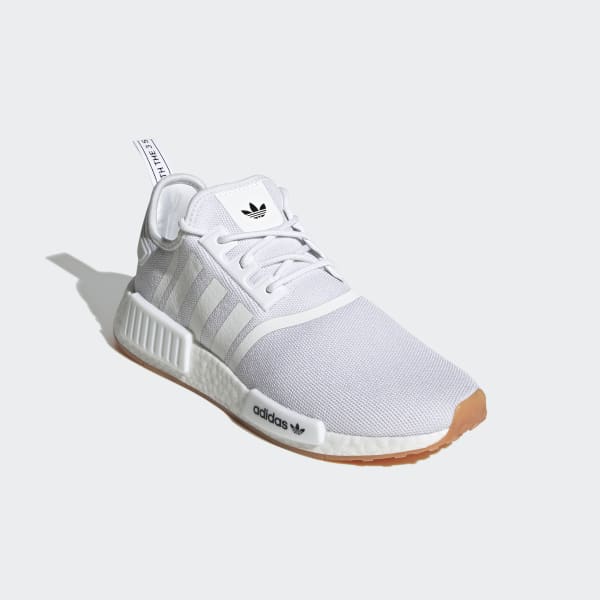 Adidas Men's NMD_R1 Primeblue Shoes - White - Size 10