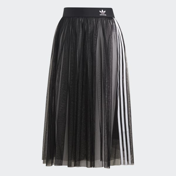 adidas black skirt