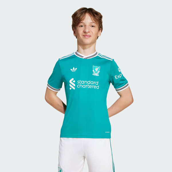 Verde Camiseta tercera equipación Liverpool FC 25/26