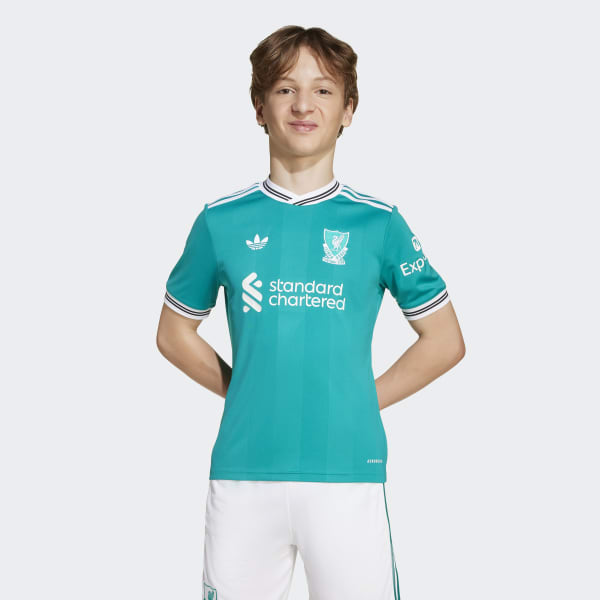 adidas Liverpool FC 25/26 Third Jersey Kids - Green | Free