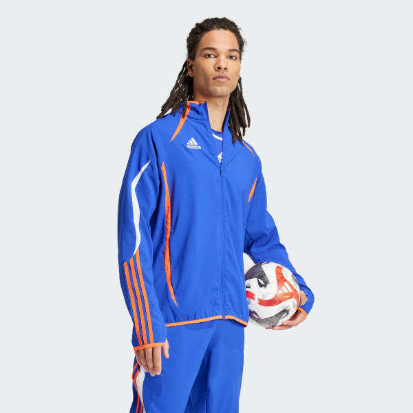 Bleu Veste tissée F50