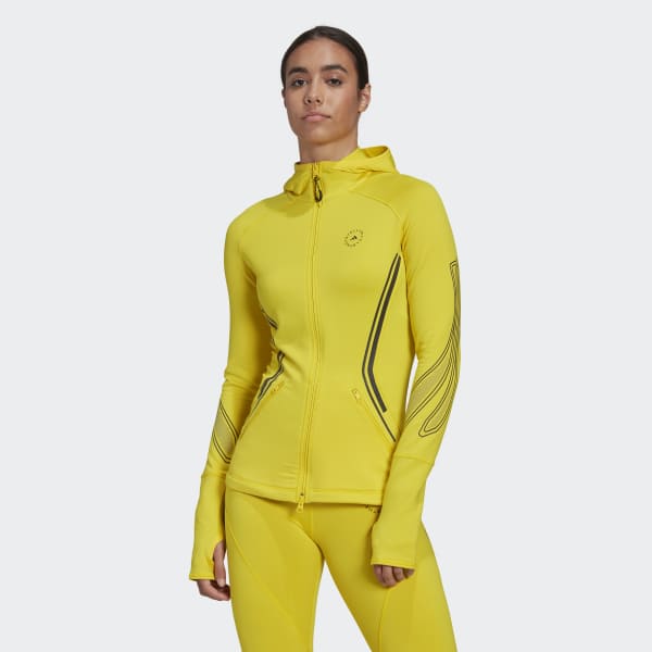 Κίτρινο adidas by Stella McCartney TruePace Running Long Sleeve COLD.RDY Track Jacket VT258