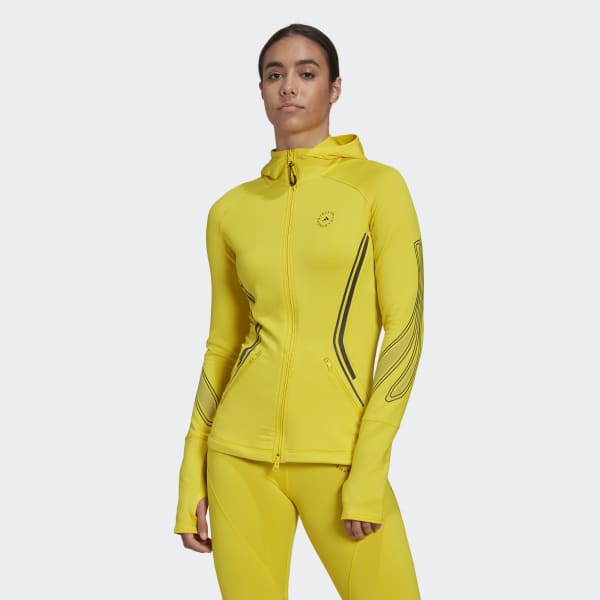Gul adidas by Stella McCartney TruePace Running Long Sleeve COLD.RDY træningsjakke VT258