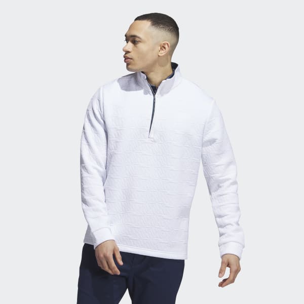 adidas DWR Quarter-Zip Sweatshirt - White | adidas UK