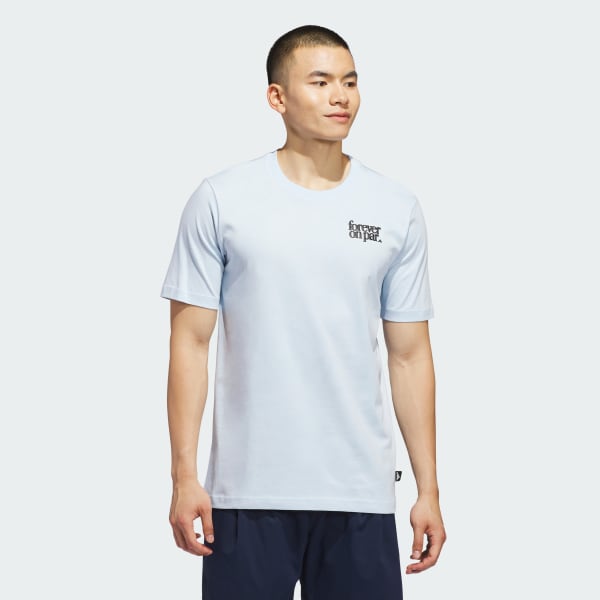 ブルー ゴルフ F.O.P グラフィック 半袖Tシャツ