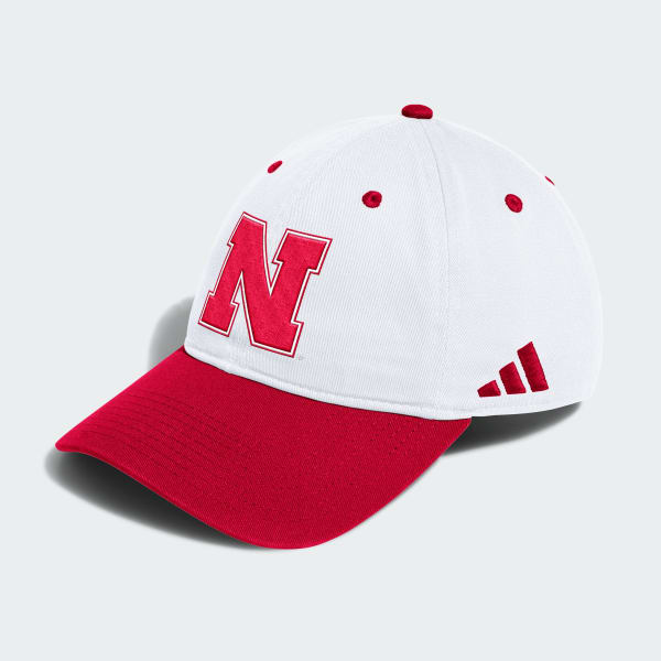 Adidas Adjustable Red Nebraska State Shape Slouch Hat