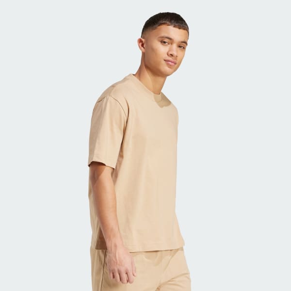 Καφέ Essentials Loose Fit 3 Bar Logo Tee