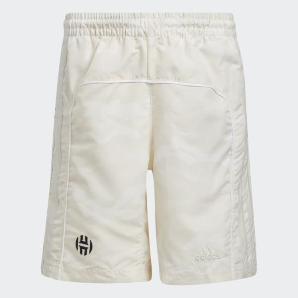 cream adidas shorts