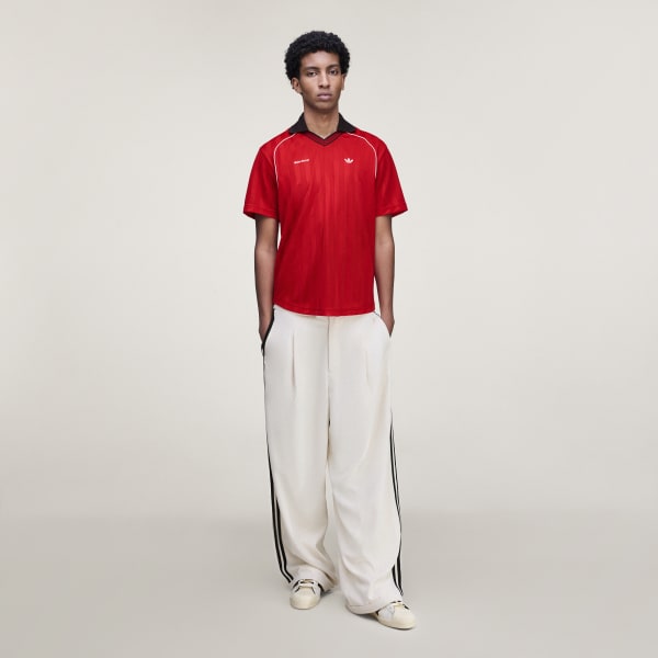 adidas WALES BONNER FOOTBALL TEE - Red | Free Shipping with
