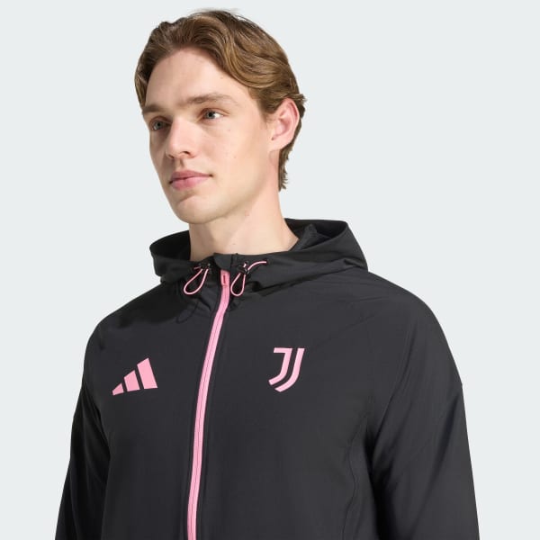 adidas Juventus ユヴェントス　ジャージセット 上下M 黒/ピンク adidas Juventus ユヴェントス ジャージセット 上下M 黒/ピンク