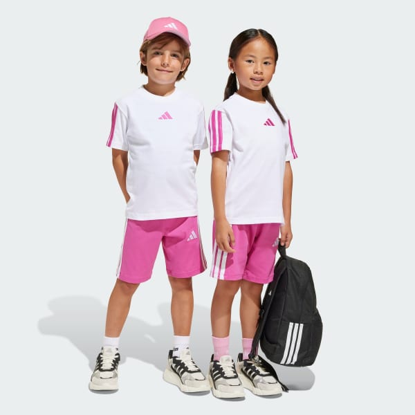 White Essentials Tee Set Kids